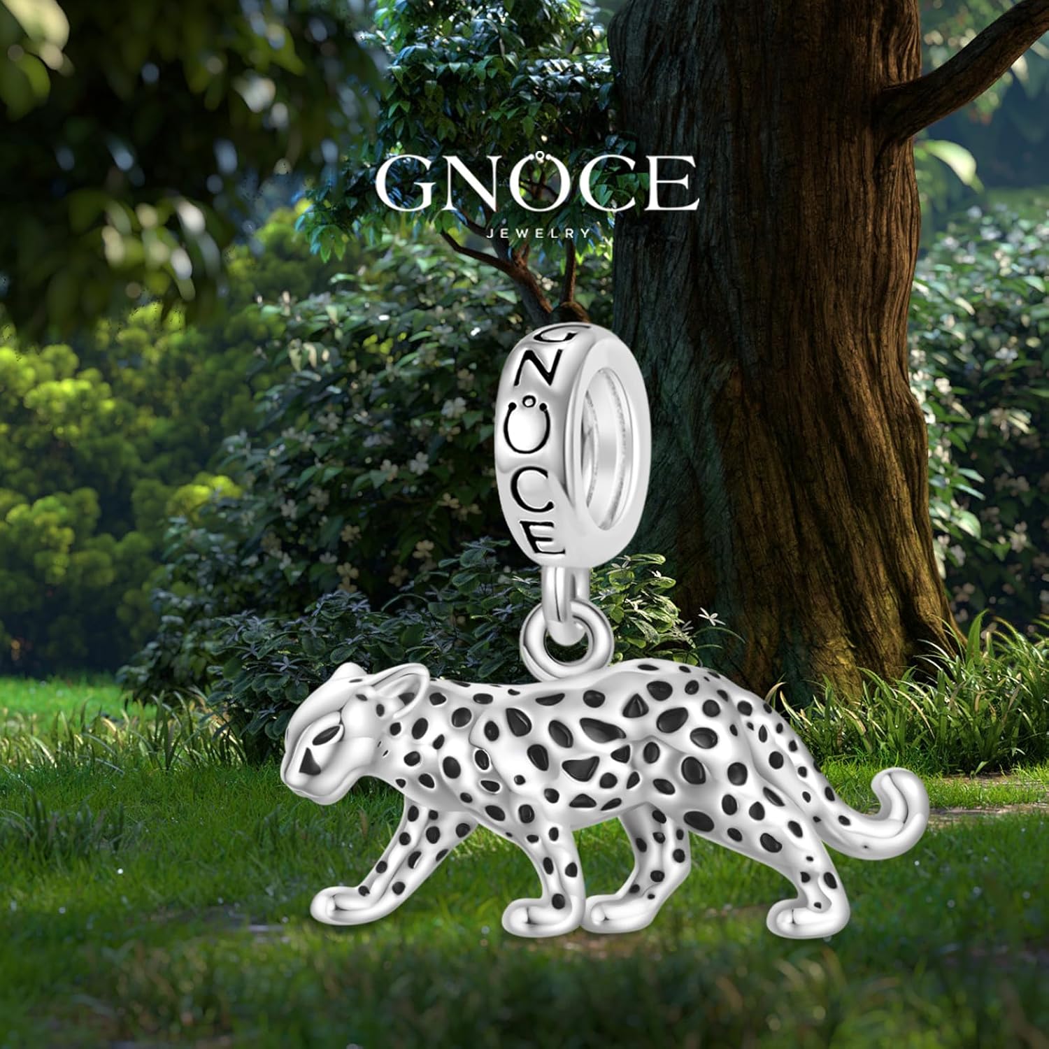 GNOCE Anmial Charm Bracelet for Her, S925 Sterling Silver Bead Charm Fit Bracelet/Necklace for Women Girls Wife Daughter/Jewelry Gift - Image 8