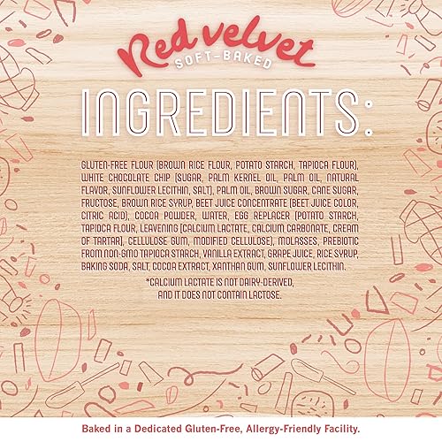 Miniatura 3 de Cybele's Free to Eat Galletas horneadas suaves sin gluten, veganas, saludables y sin alérgenos, terciopelo rojo (paquete individual)