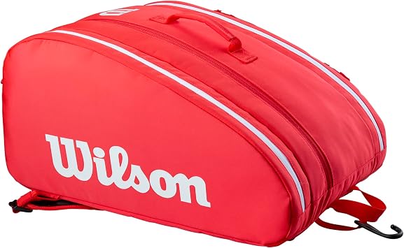 WILSON Super Tour Red Pickleball Bag - Red/White