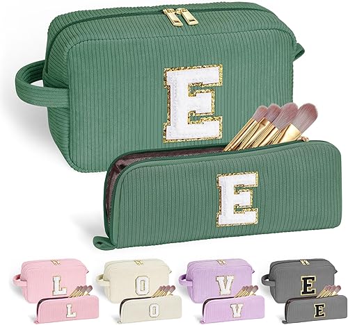 Miniatura 10 de YOOLIFE 2 bonitas bolsas de maquillaje de viaje, bolsa de maquillaje, bolsa de cosméticos, bolsa de brochas de maquillaje para adolescentes, niñas,