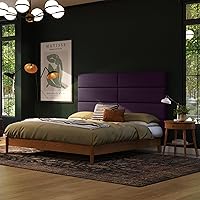 Vista 174 de Jaxx Panelist - Cabecero acolchado moderno, juego de 4 paneles para montar en la pared (cada uno de 11.25 x 38 pulgadas), tamaño King