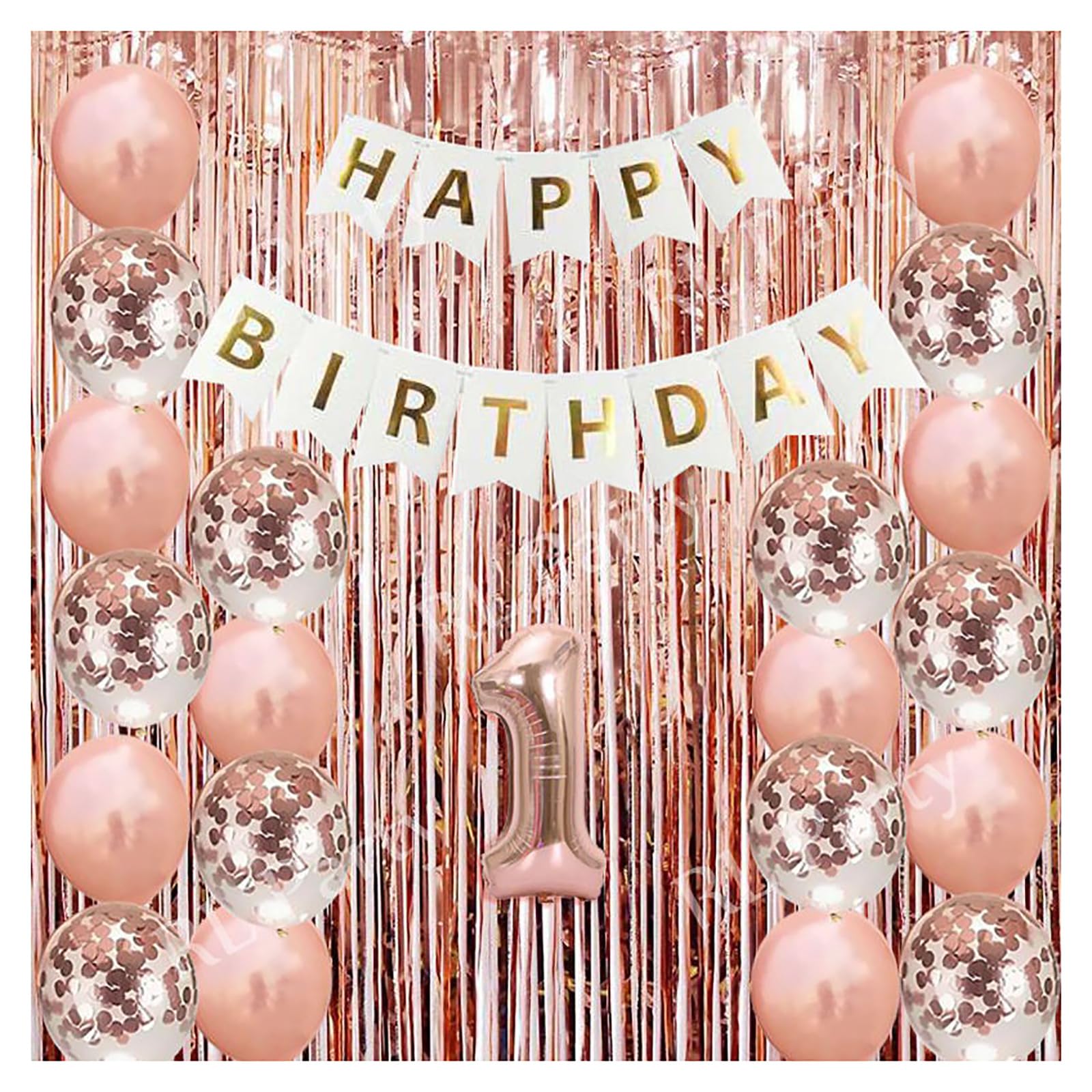 Verjaardagskaart man happy birthday confetti