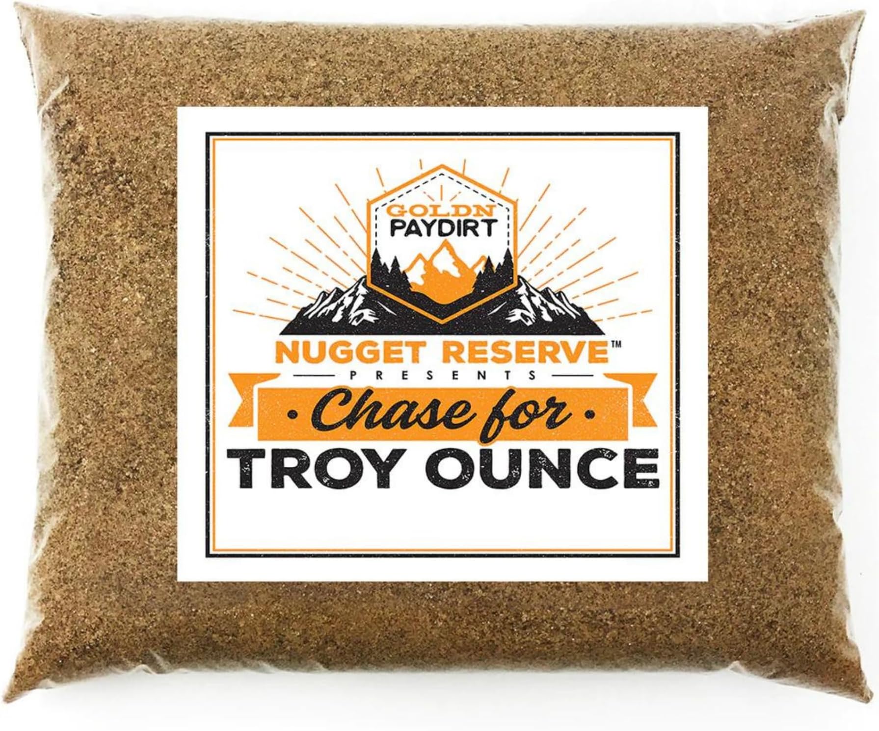Nugget Reserve 'Top Secret Chase for Troy Ounce' - Nugget Panning Concentrate Pay Dirt Bag - Prospecting