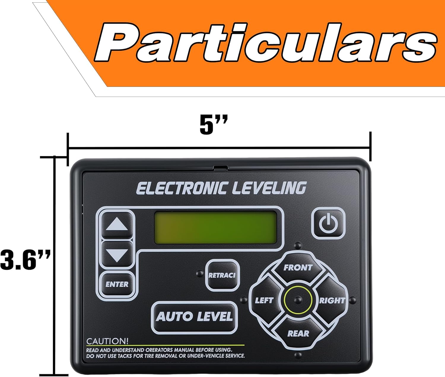 RV Auto Leveling System Compatible with Touchpad Electronic Leveling Control Panel Replacement for Lippert RV 5th Wheel and Travel Trailer Replace#421-484