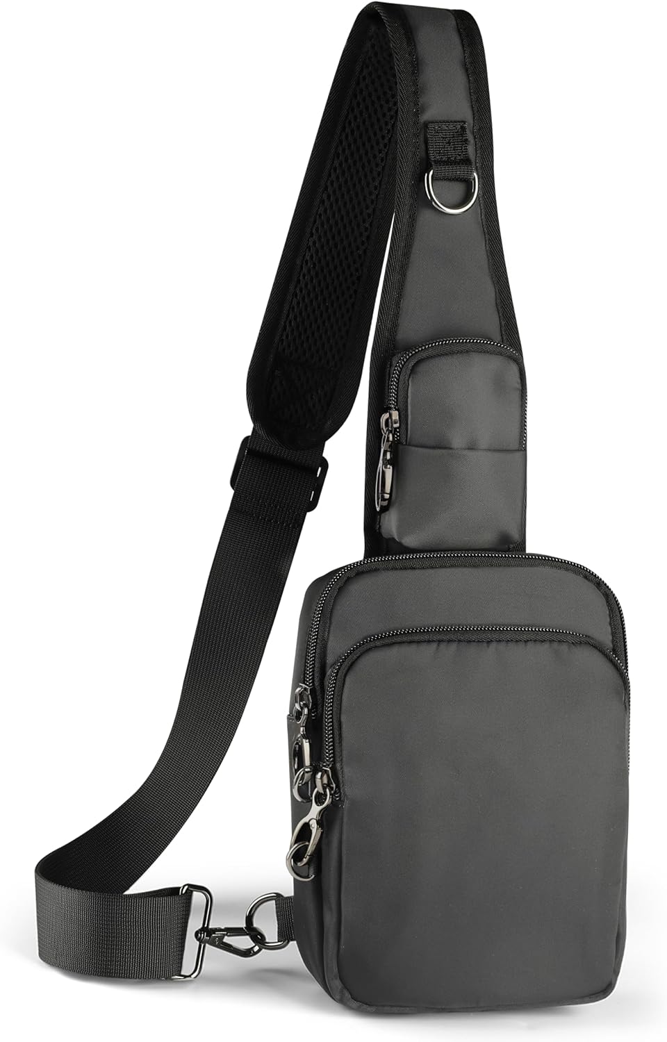 VADOO Sling Bag, Crossbody Bag with Zipper Lock, RFID Blocking & Water Resistant for Men and Women
