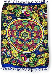 Canga Viscose Saída De Praia Estampa Colorida