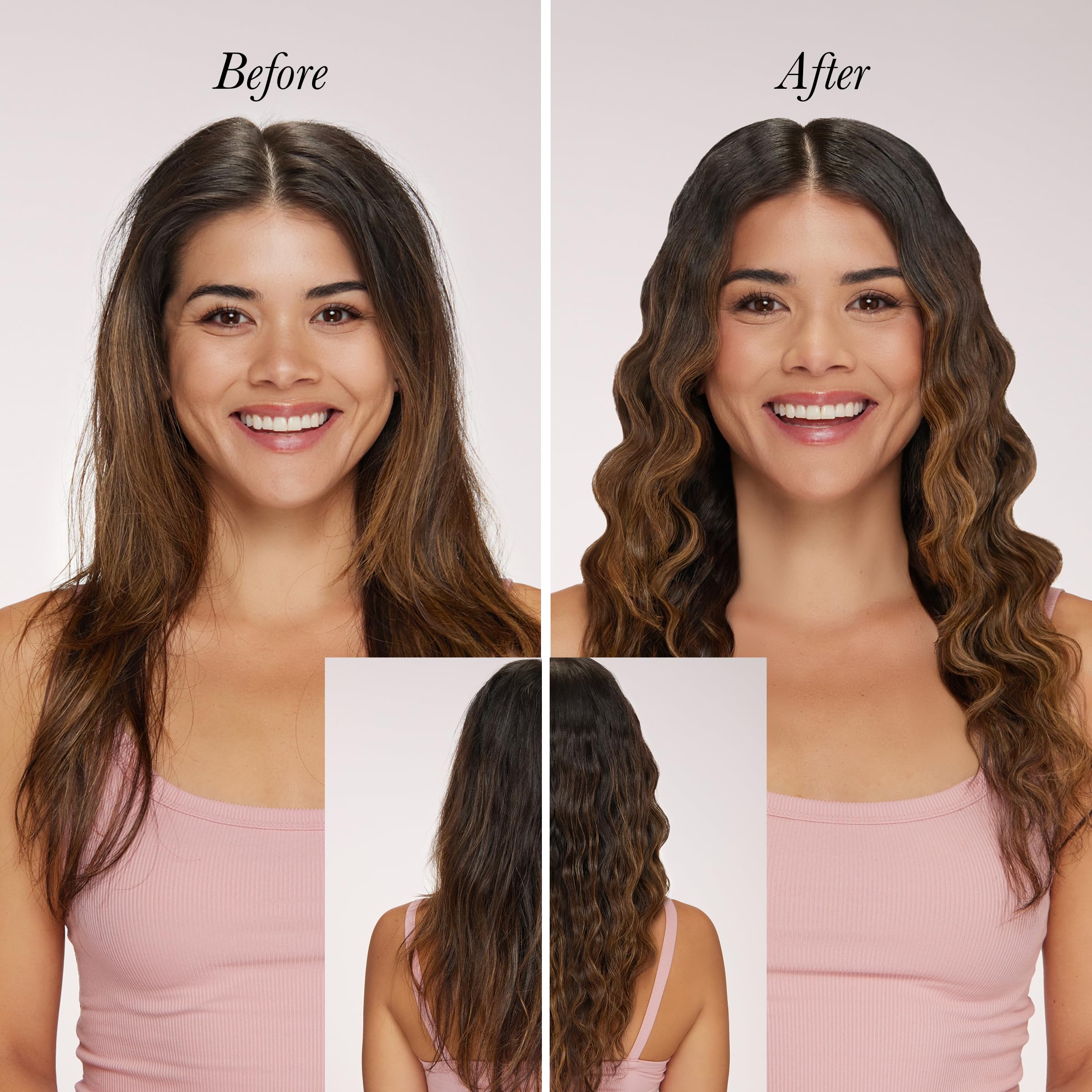 L'ANGE HAIR VersaWaver 2-in-1 Adjustable Titanium Hair Waver & Crimper