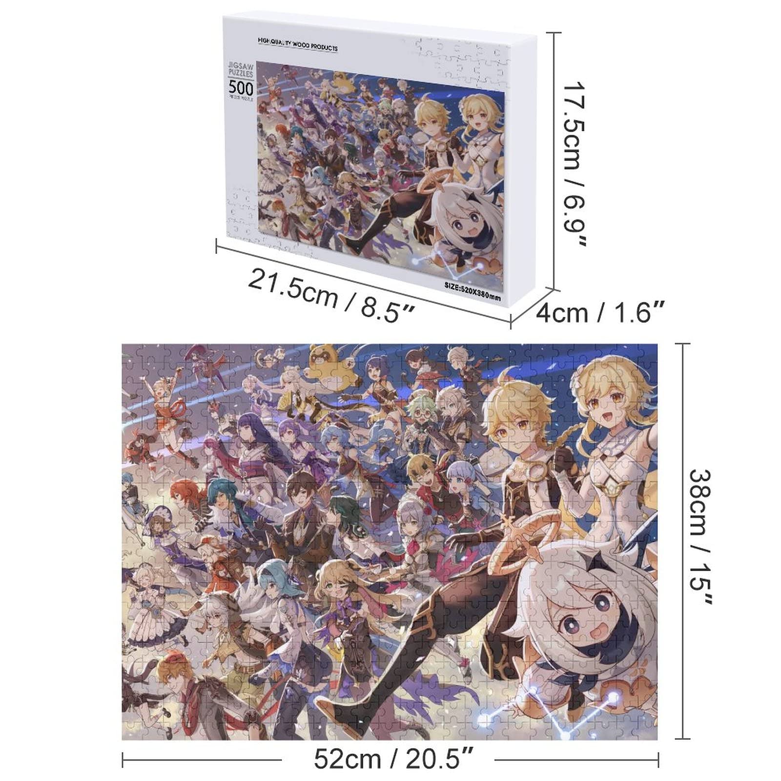 Amazon.co.jp: 原神【キャラ一大集合】 (2)パズル