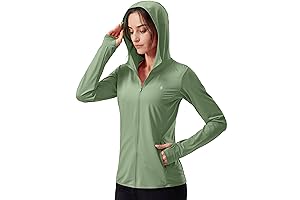 Women's UPF 50+ Sun Protection Hoodie Jacket