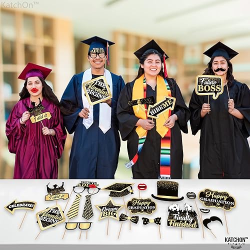 Miniatura 3 de KatchOn, Accesorios para cabina de fotos de graduación 2023  Paquete de 33  Accesorios de graduación 2023 para sesión de fotos, decoraciones de