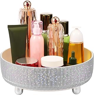 Organizador de maquillaje brillante para toca...