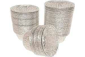 2 Oz Disposable Baking Cups Foil Muffin Pan