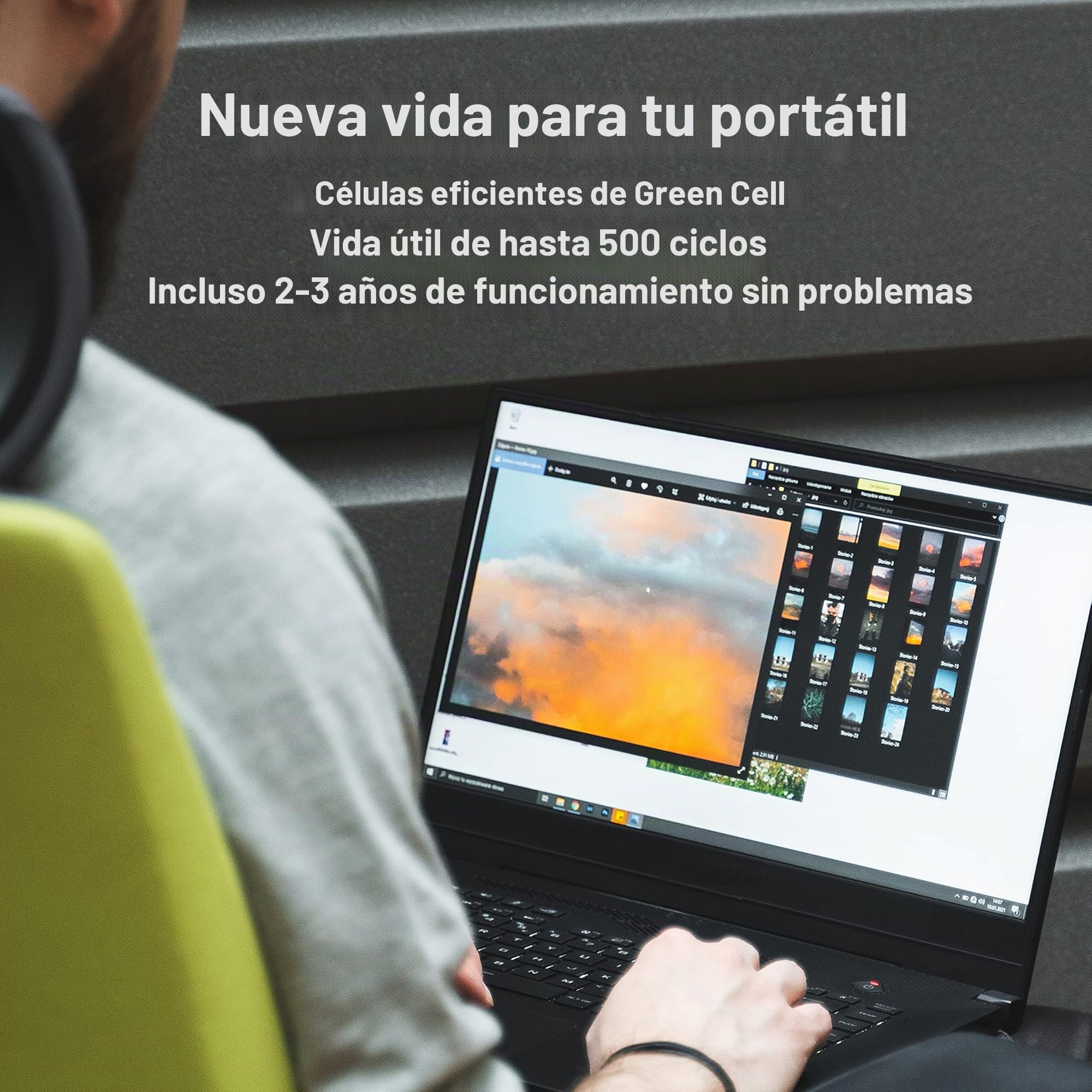Green Cell® AC14B8K AC14B3K Batería para Acer Aspire 5 A515 A515-41G A515-51 A515-51G A515-52G A515-52G A517-51 A517-51G 7 A715 A715-71G A715-72G A717 A717-71G Portátil (2100mAh 15.2V)
