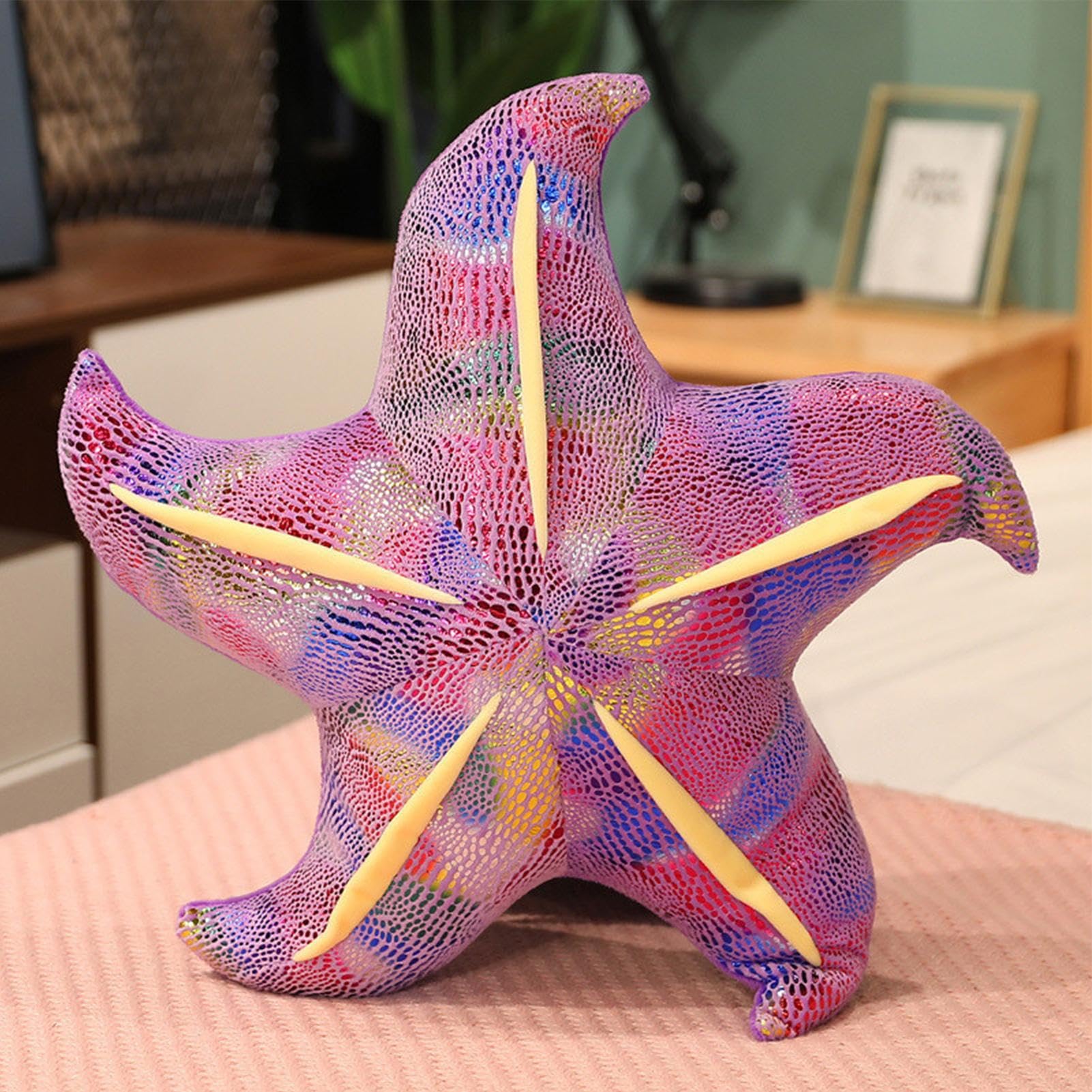 Oreiller En Peluche étoile De Mer 20 Cm – Tout Doux, En Polyester, Déco Canapé/chambre, Cadeau Mignon