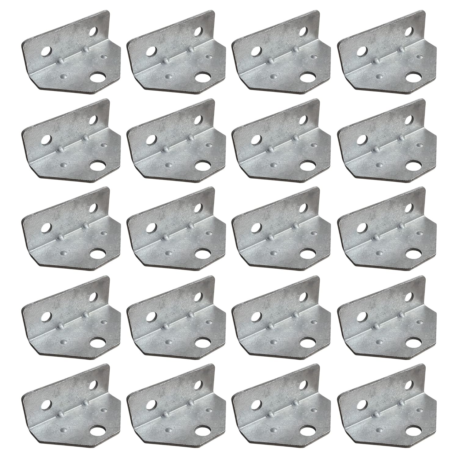 20 Pack Swivel Top Angle Bracket Bolster Bunk Board Adjustable for Boat Pontoon Trailer (20)