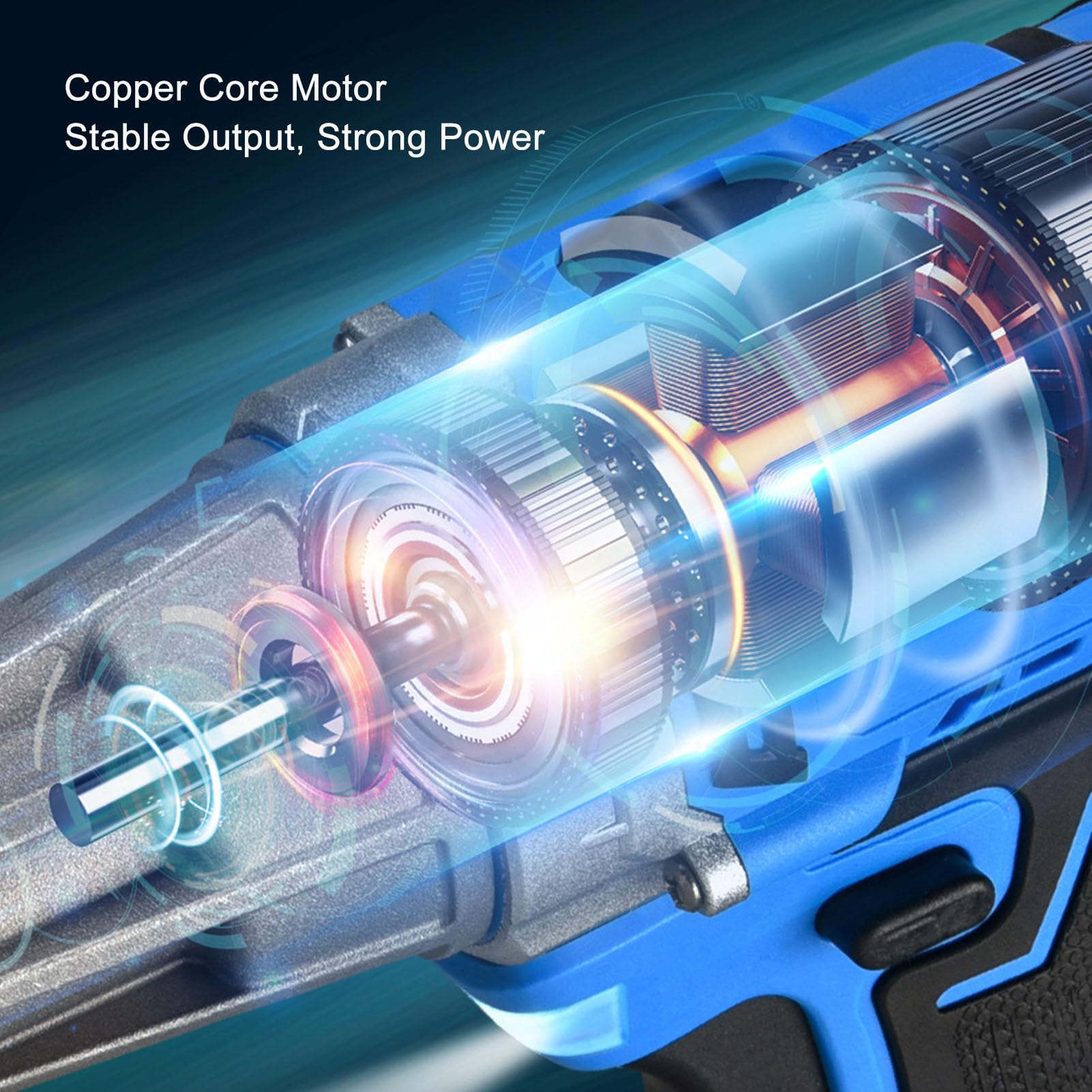 Metal Plate Cutter, Large Power Electric Drill Sheet Cutter, 100-240V Ti Steel Gear for Aluminum Foil Copper Iron Plates (US Plug)