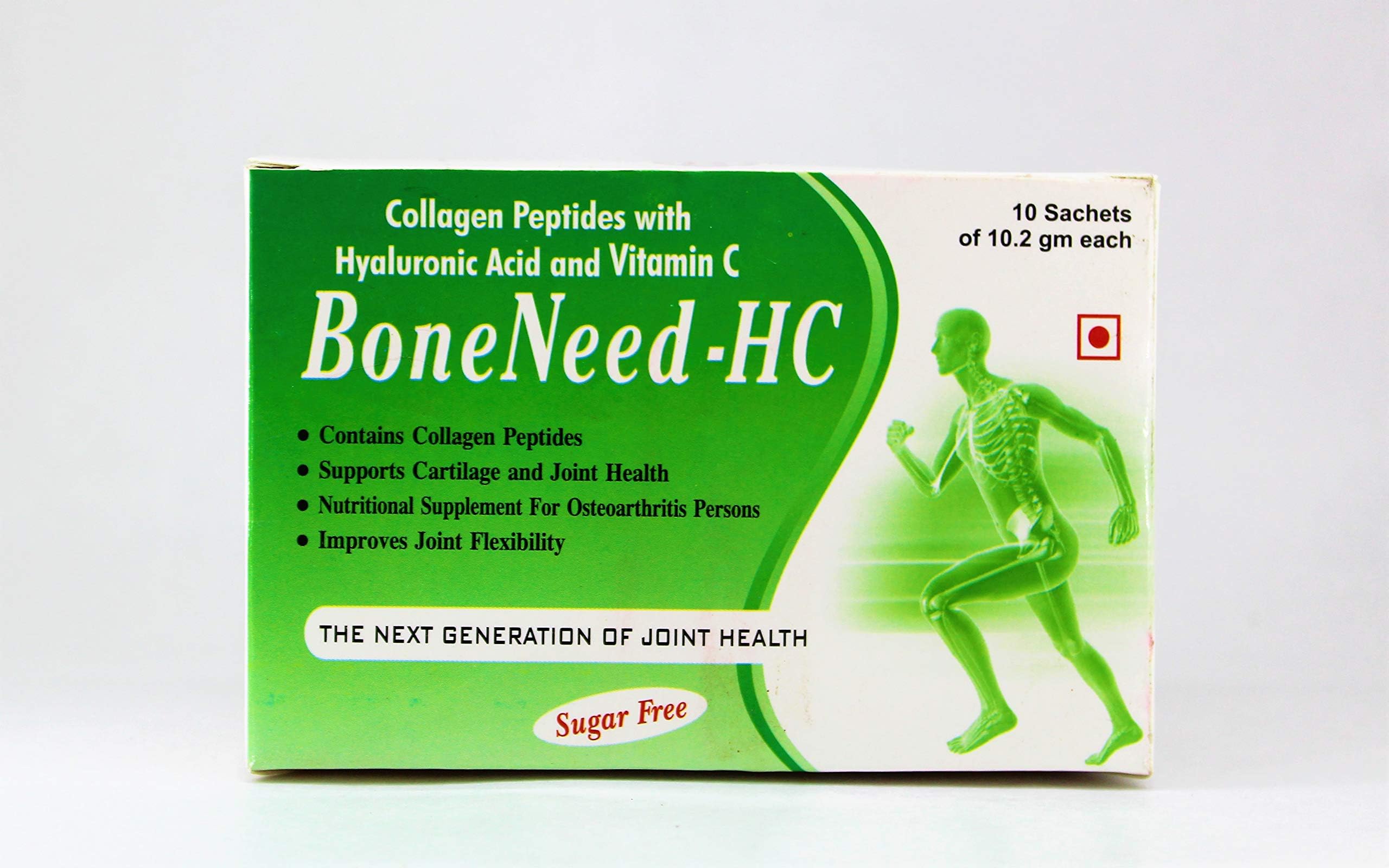 BoneNeed HC Collagen Powder - 10 Sachets - Orange Flavour