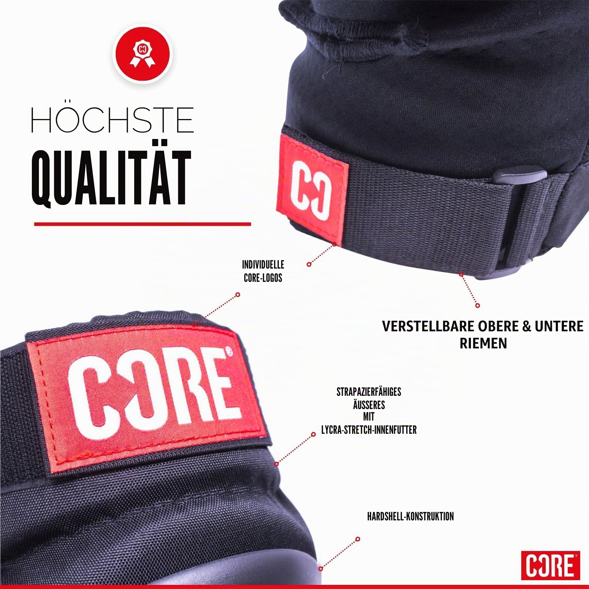 Core Protection Street Knee Pads Knieschoner schwarz