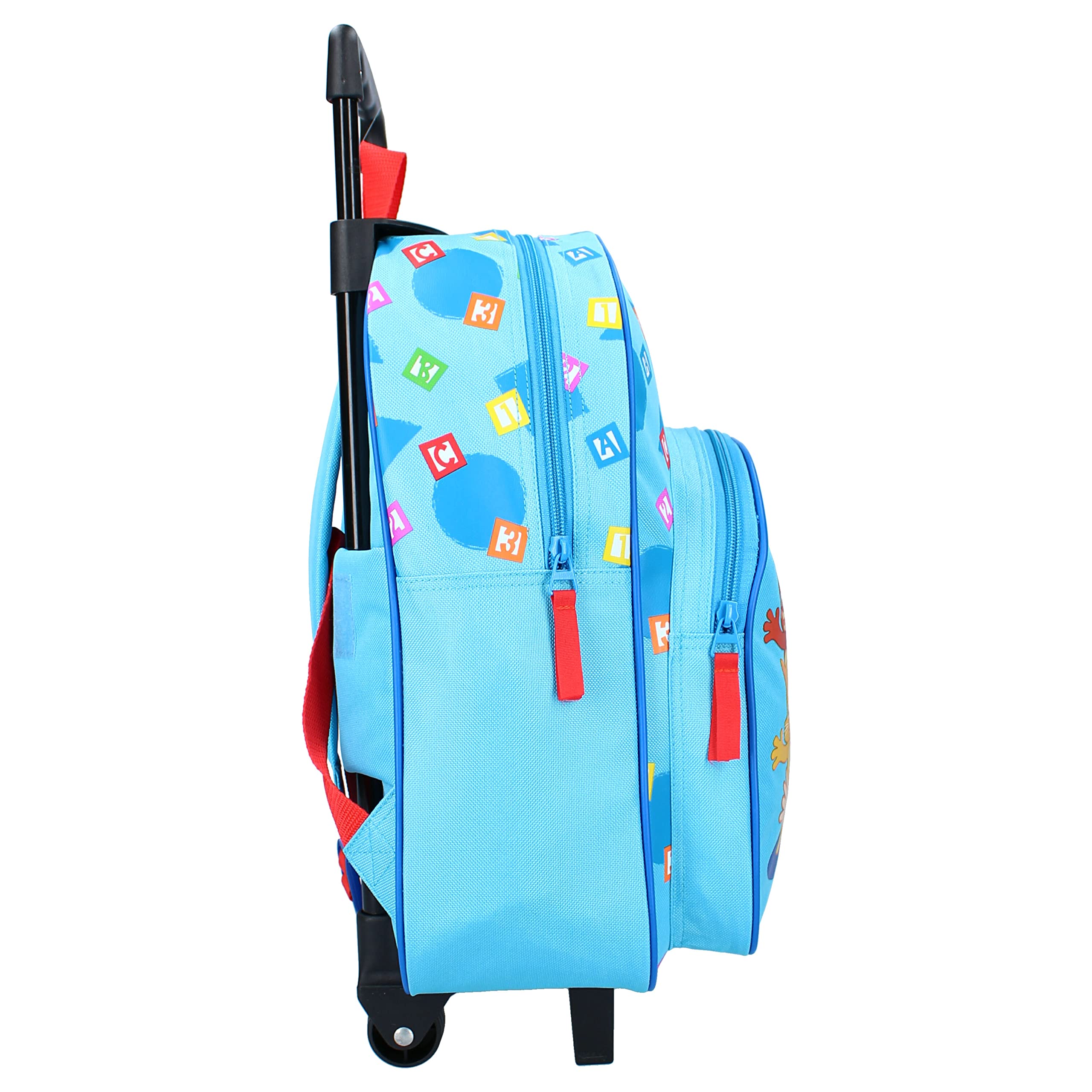 CoComelon Zaino 3D A Forma Di Autobus Per Bambini - Con Ruote E JJ - Borsa Per Asilo, Viaggi E Giocattoli
