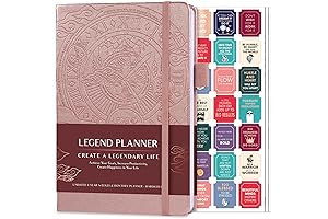 Legend Planner: The Ultimate Organizer Notebook and Productivity Journal for Goal-Driven Individuals