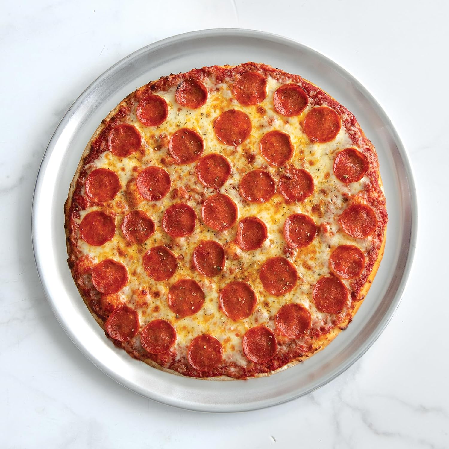 Nordic Ware Naturals 16" Air Crisp Aluminum Pizza Pan, Set of 2