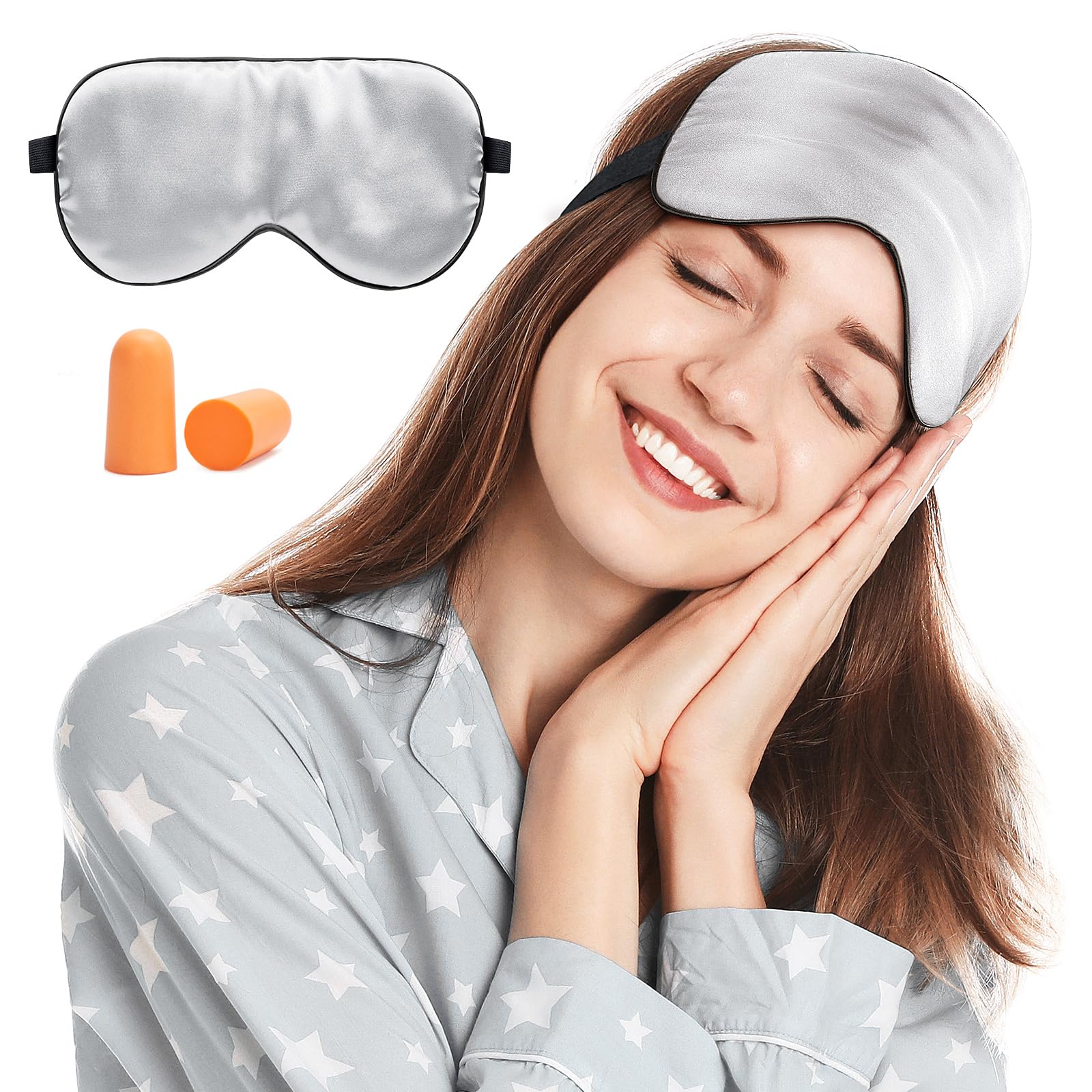 Viedouce Mascherina per Dormire pacco regalo, Maschera per Gli