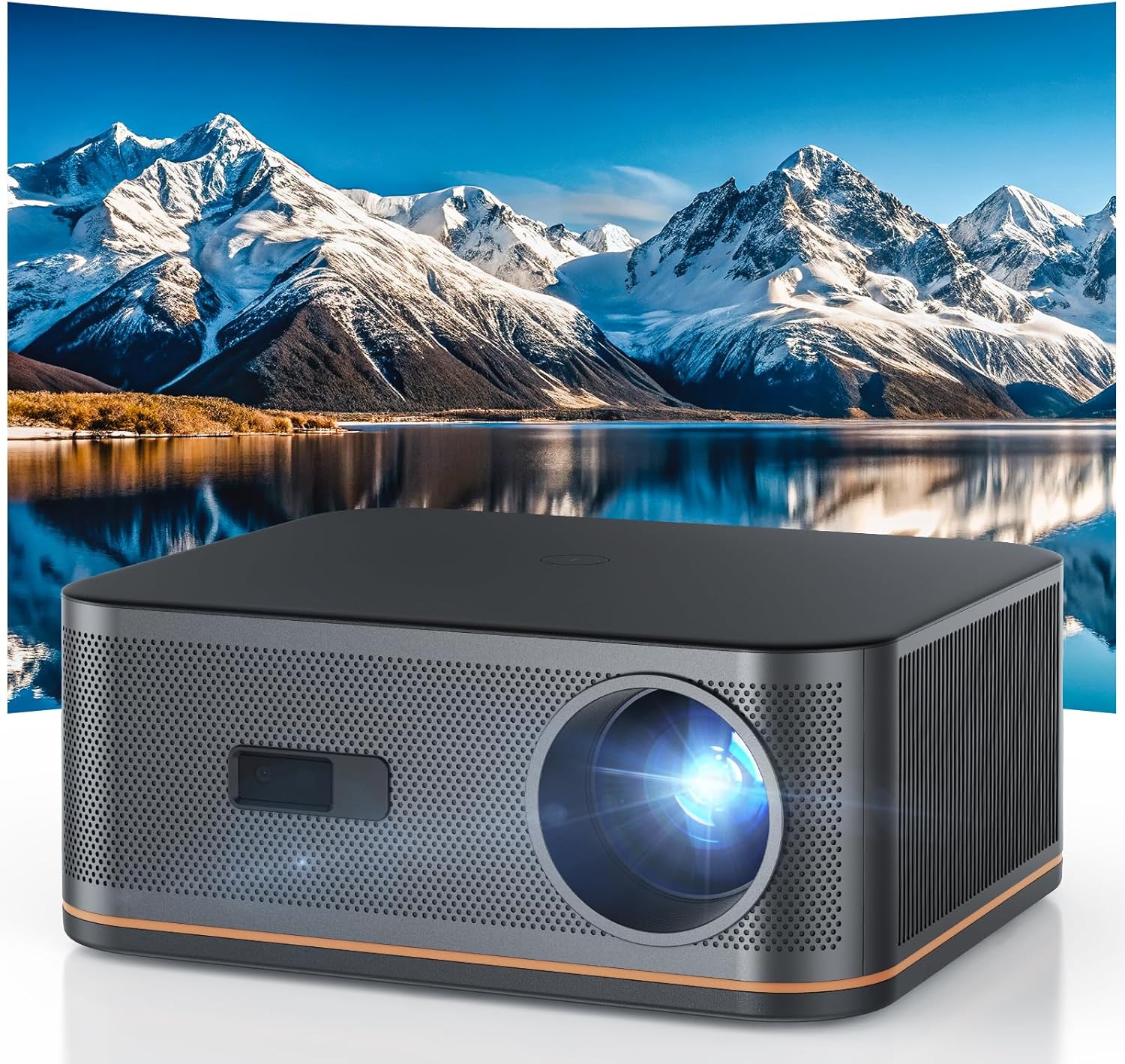 [1500 ANSI/Auto Focus] 4K Home Theater Projector with WiFi 6