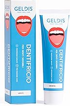 GELDIS Remineralising Toothpaste for Sensitive Teeth with Anticary Action for Cleaning Teeth | Fresh and Scented Breath | 100% Vegan 100% Recyclable | 100 ml (Mint, 1 Piece)