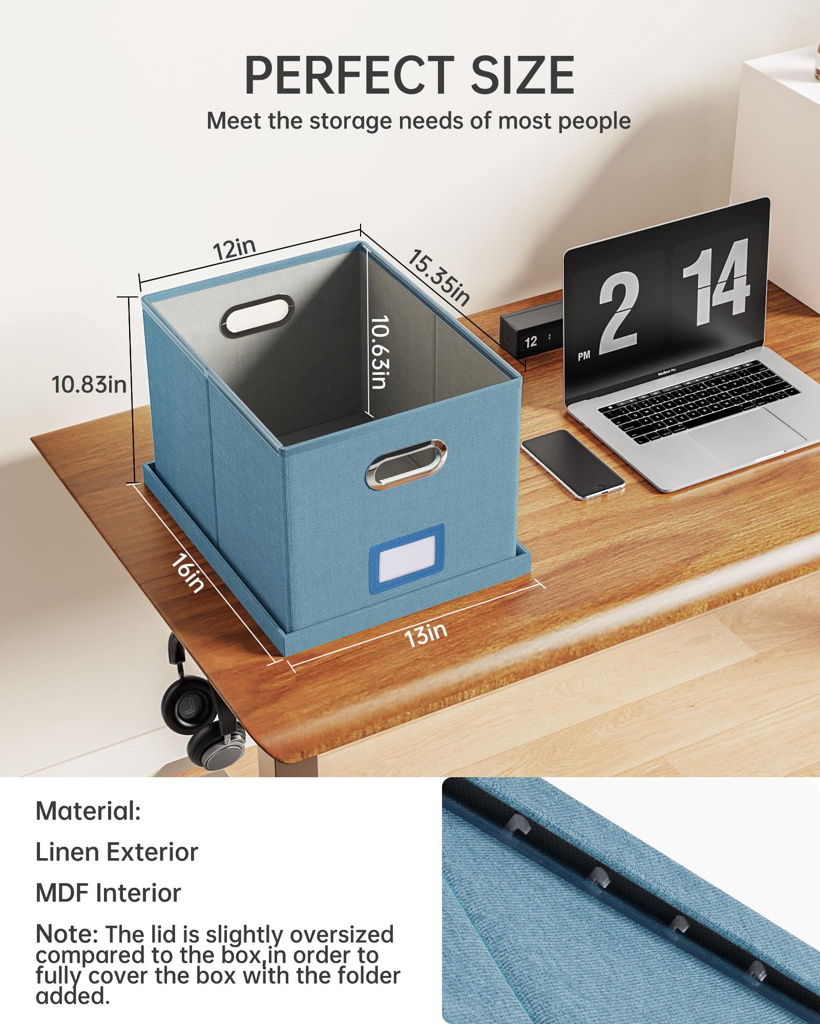 Snapklik.com : 4 Pack File Storage Organizer, Document Organizer ...