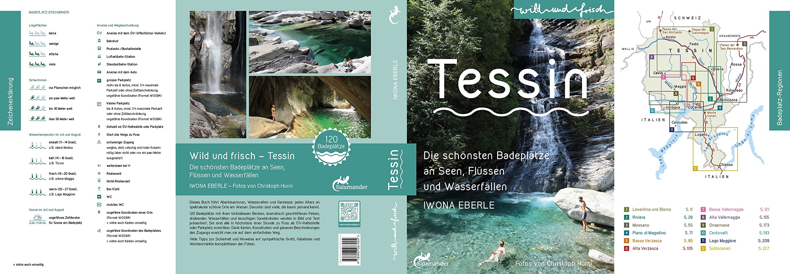Tessin: Die schönsten Badeplätze an Seen, Flüssen und Wasserfällen (wild und frisch)