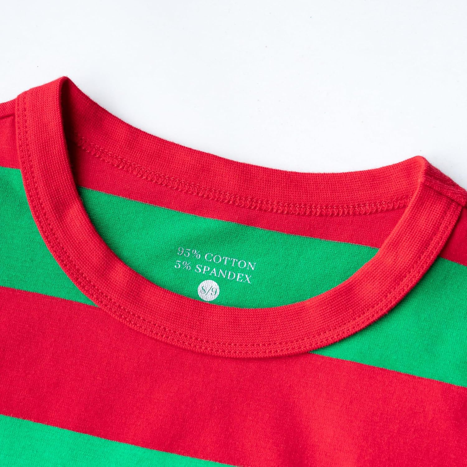 Boy's Long Sleeve T-Shirts Striped, Cotton Blend Crewneck Tee Kids Stripes Shirt - Image 3