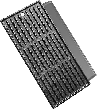 463370519 Griddle Grill Replacement Parts for Charbroil Gas2coal Grill Parts Hybrid 463370516 463340516 463336818 463341918 463343015 463370518 140008 Performance 220 Reversible Griddle Plate