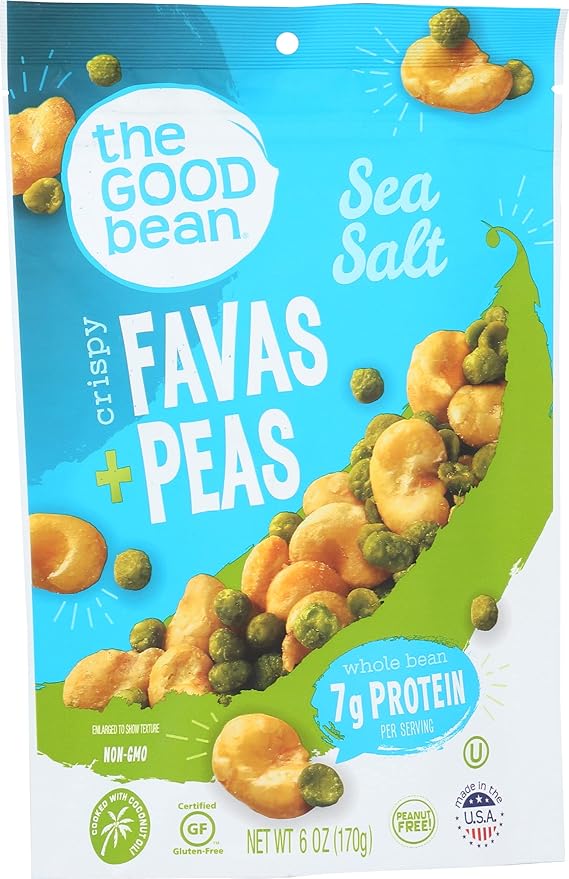 The Good Bean Protein Snack Mix Sea Salt 6 oz