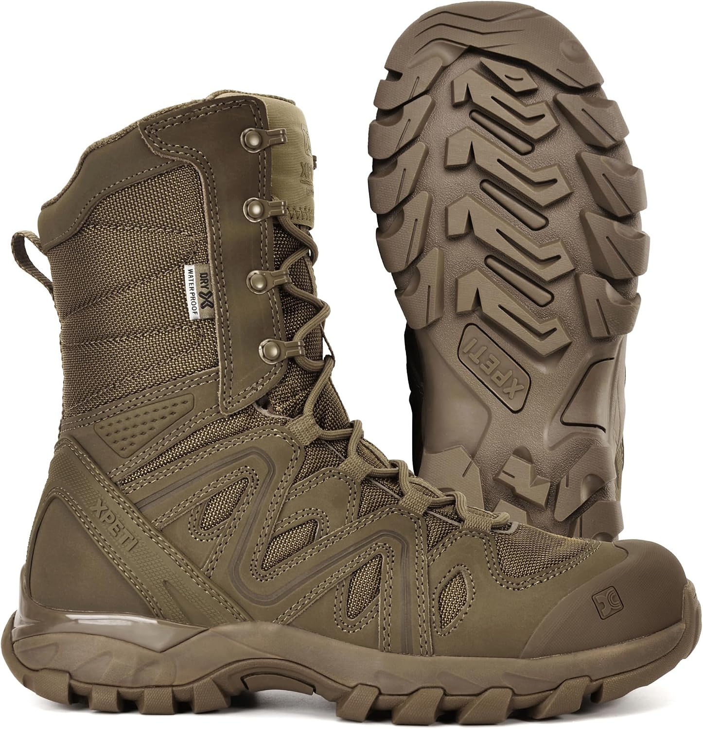 XPETI Men's X-FORCE 8" Waterproof Tactical Boots