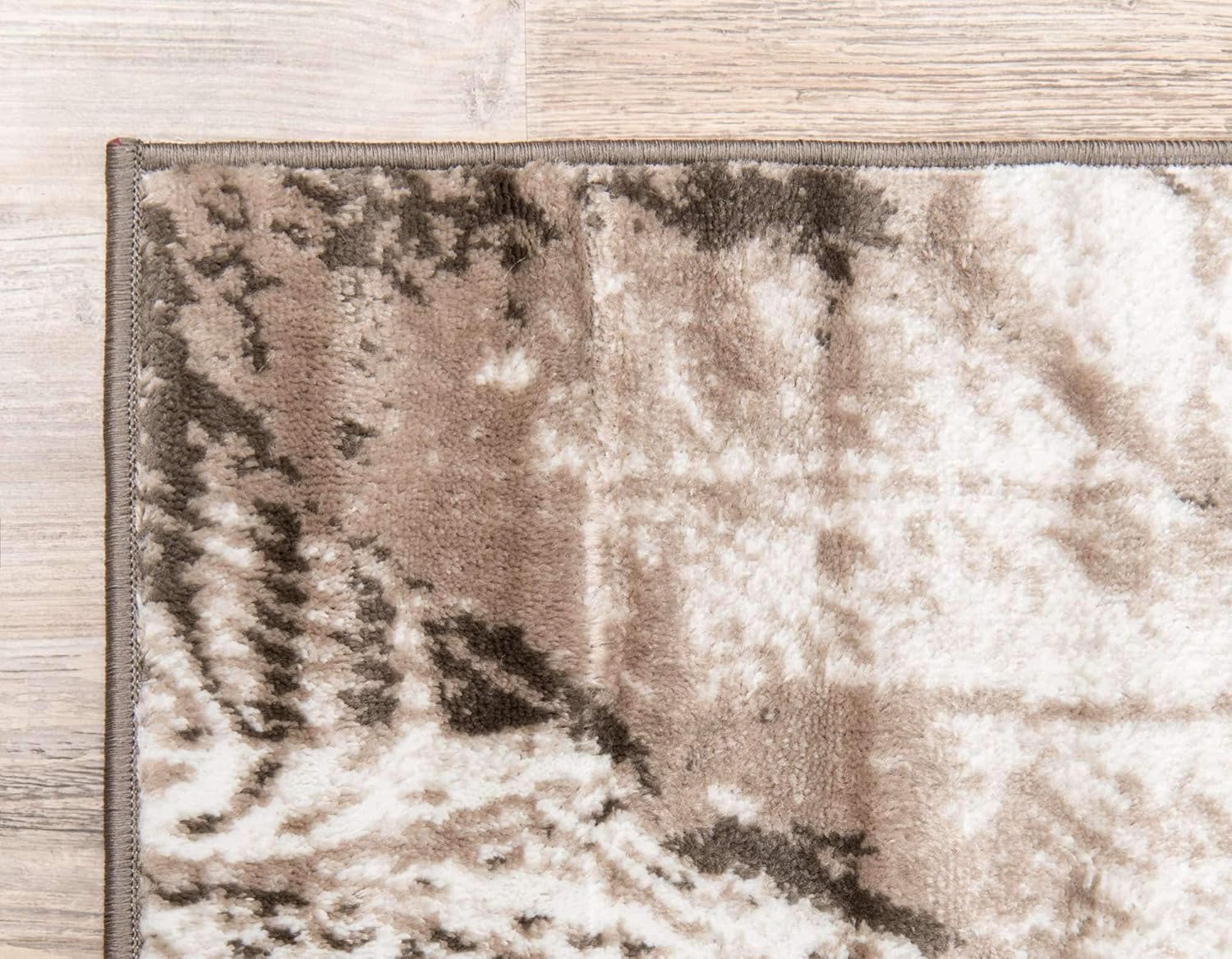 Unique Loom Sofia Collection Area Rug - Albert (2' 2" x 3' 1" Rectangle, Brown/ Ivory)