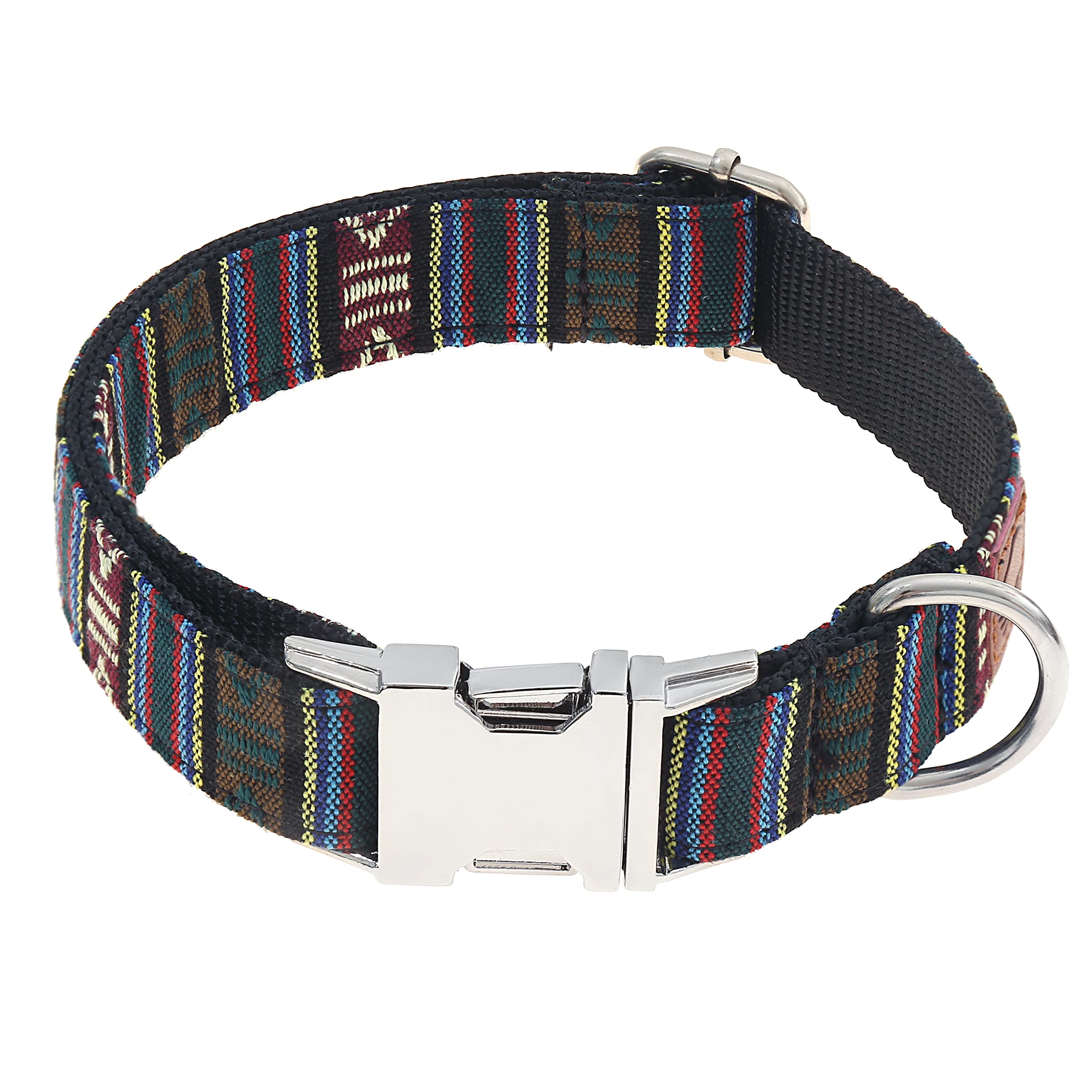 Made by Nami Boho Nylon Dog Collar with Matching Bracelet, Various Sizes Small & Large Dogs, Adjustable - Image 4