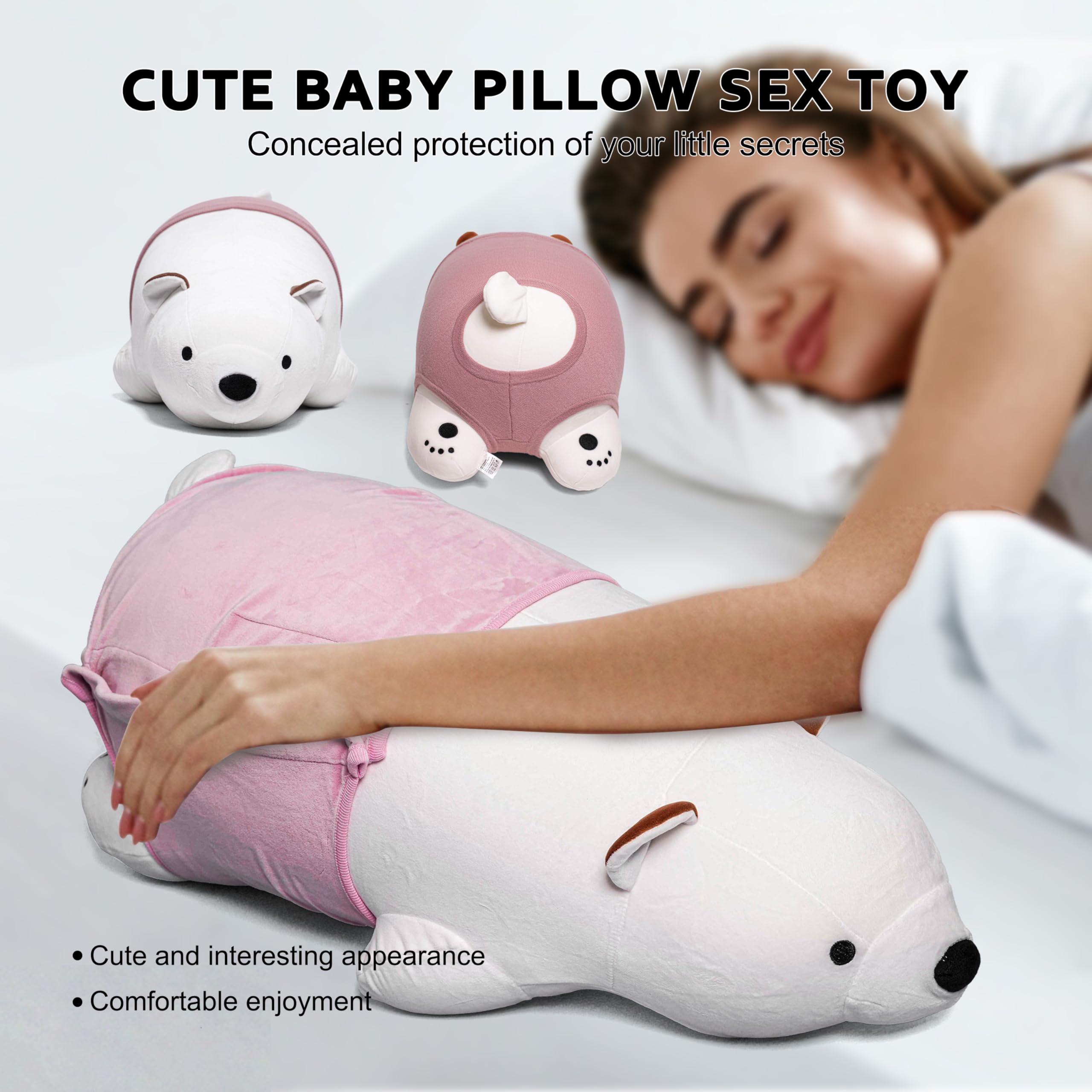choosing the bear sex toy Bear Vibrator for Women - 5 Functions Sucking & Licking Clitoral Massager,  100% Waterproof Nipple Stimulator, Pink