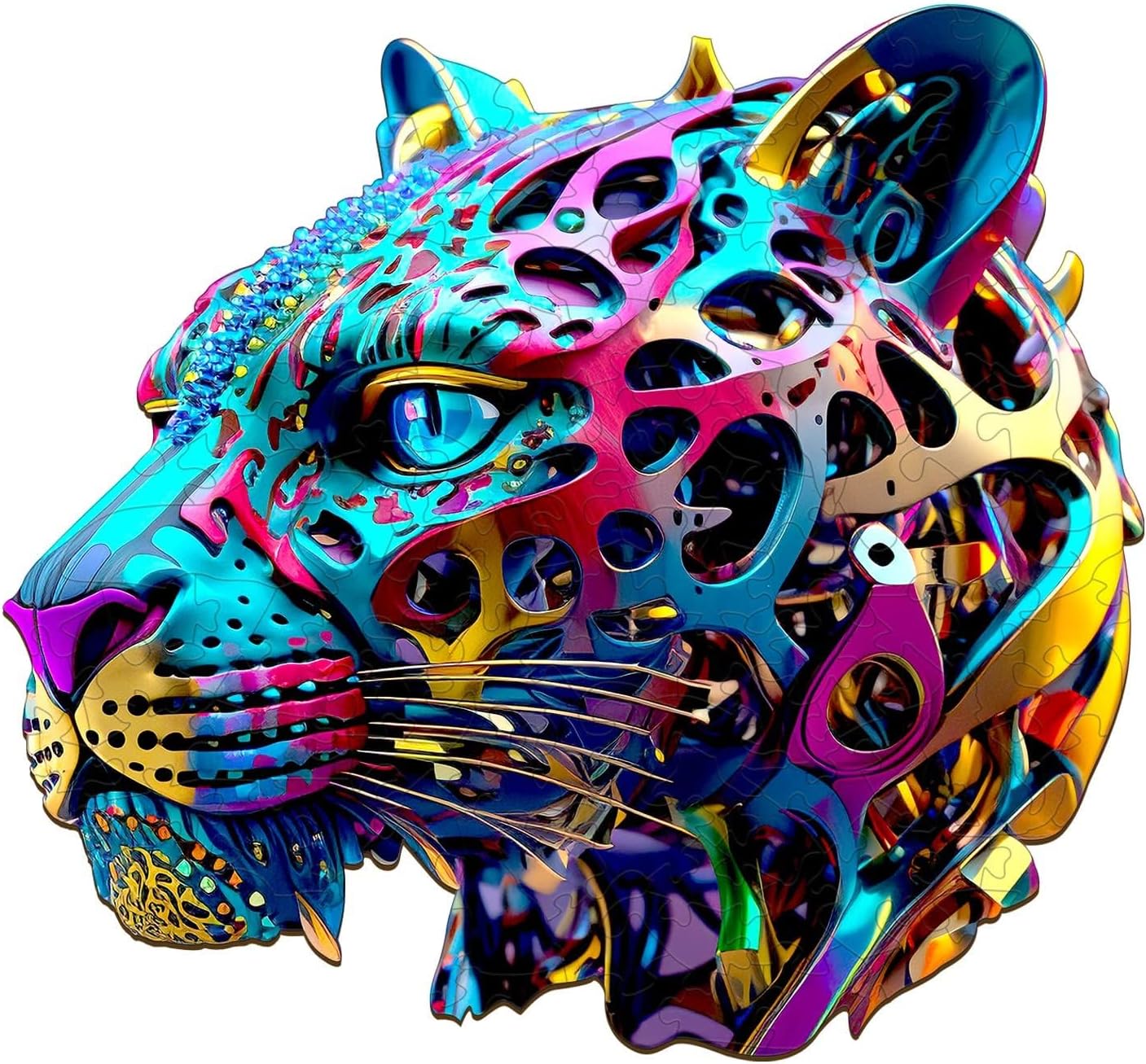 Rock Cheetah Wooden Puzzles for Adults