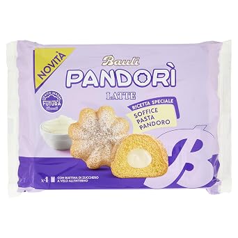 Merendine Bauli Pandori Latte Soffice Pasta Pandoro Confezione da 4 178 g