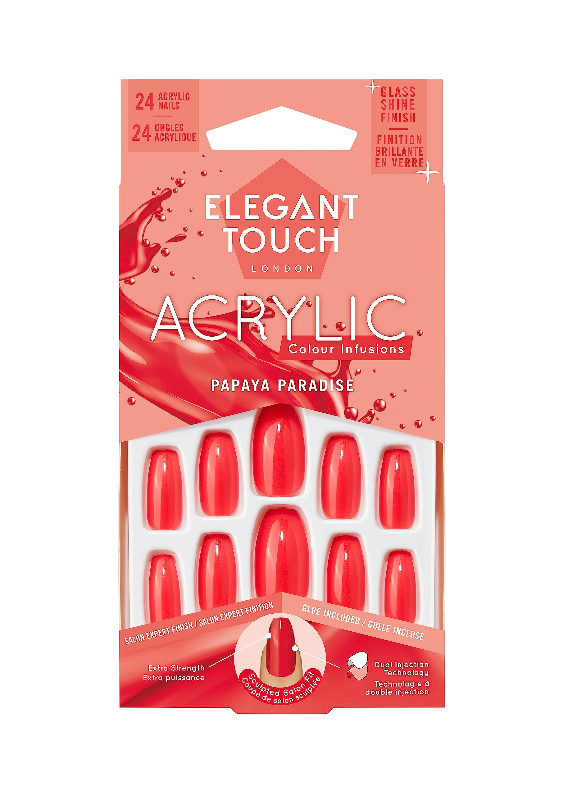 Elegant Touch Colour Acrylics Papaya Paradise