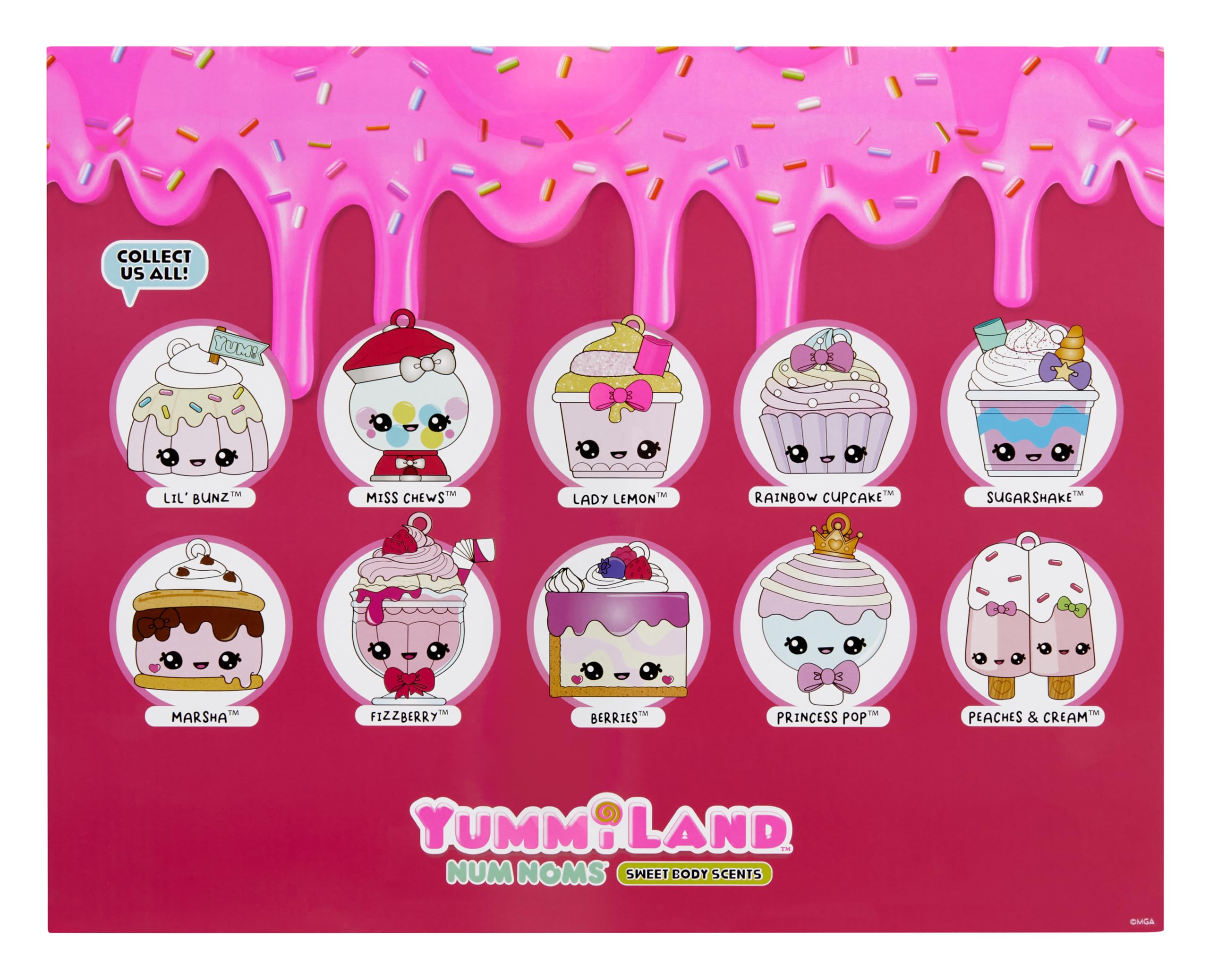 Yummiland Num Nom Body Scents Series 2 Include 1 bambola - Scopri 10 personaggi, Confezione Cieca, Fragranza fai-da-te, Profumo Roll-on, Oggetti da Collezione. Età 4+