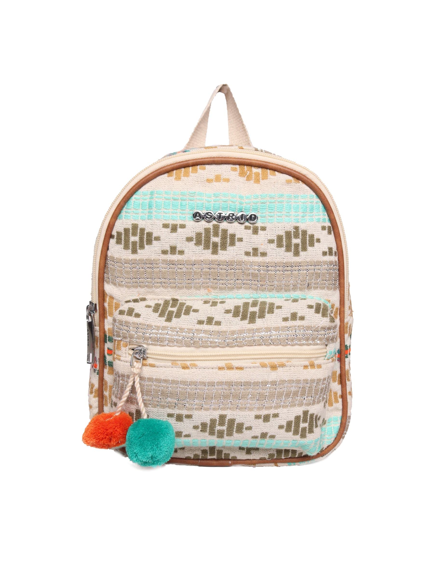 astrid Beige Backpack Small Size-picture-31