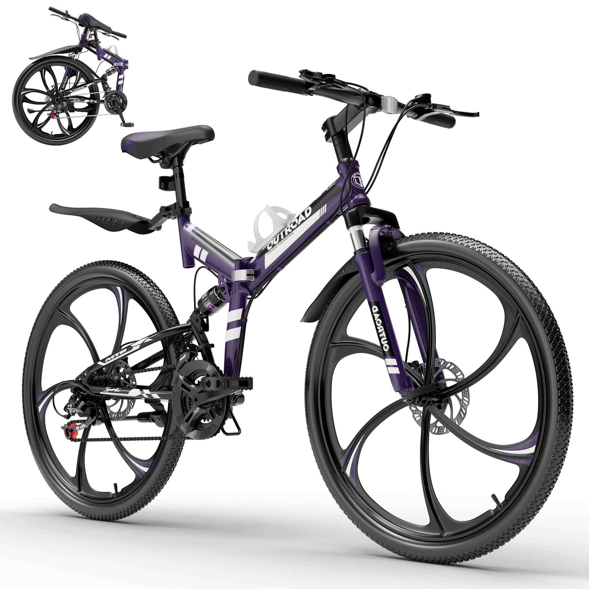 Max4out Folding Mountain Bike