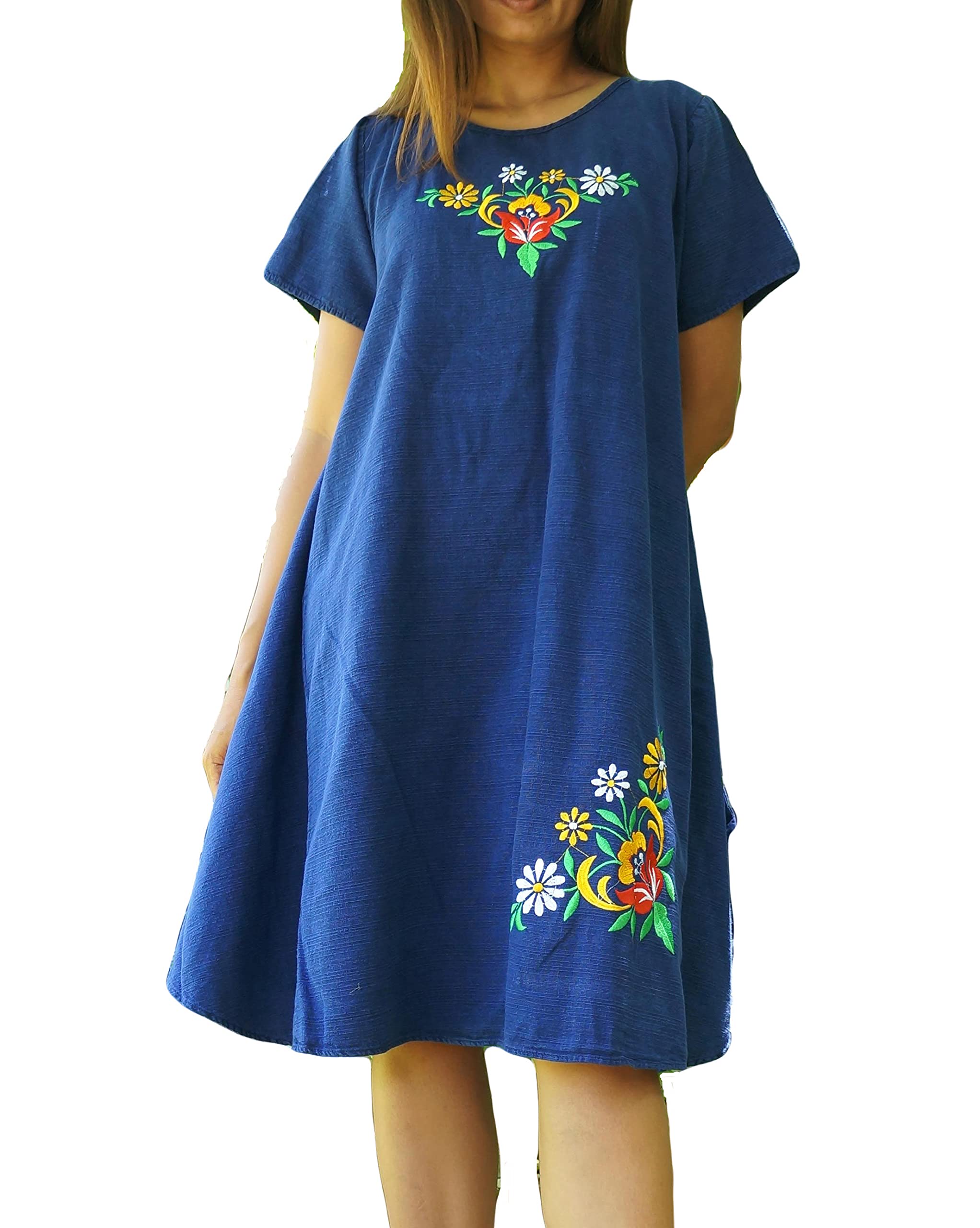 Embroidered Tunic Dress