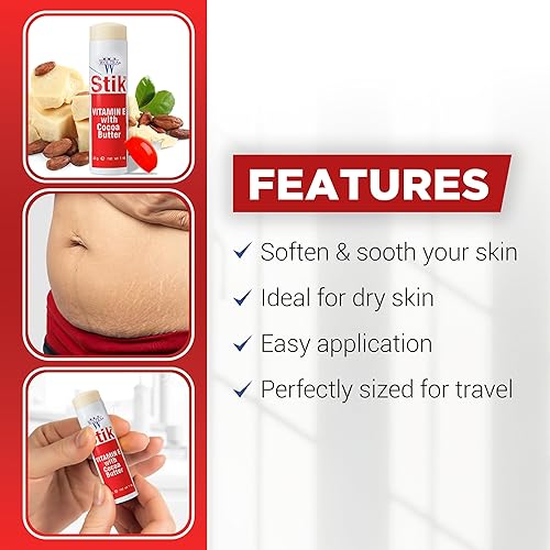 Miniatura 4 de Woltra Vitamina E Stik con manteca de cacao, 1 oz