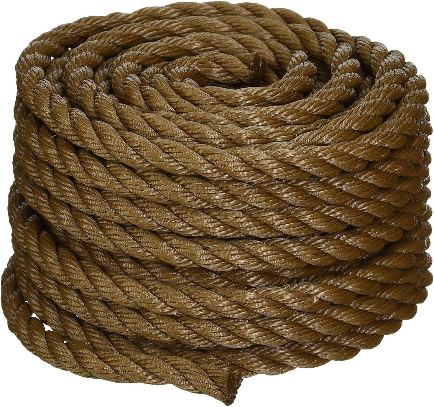 Koch 5011635 1/2″ x 50′ Brown Twisted Polypropylene Rope for Outdoor Use Koch 5011635 1/2″ x 50′ Brown Twisted Polypropylene Rope for Outdoor Use