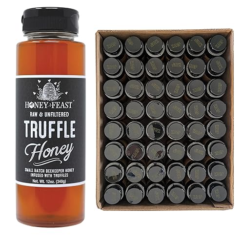 Miniatura 49 de HONEY FEAST Miel de Manuka de Nueva Zelanda Infundida con Própolis 12oz - Miel de Manuka Cruda, Fórmula con Patente Pendiente, Clasificación MGO182,