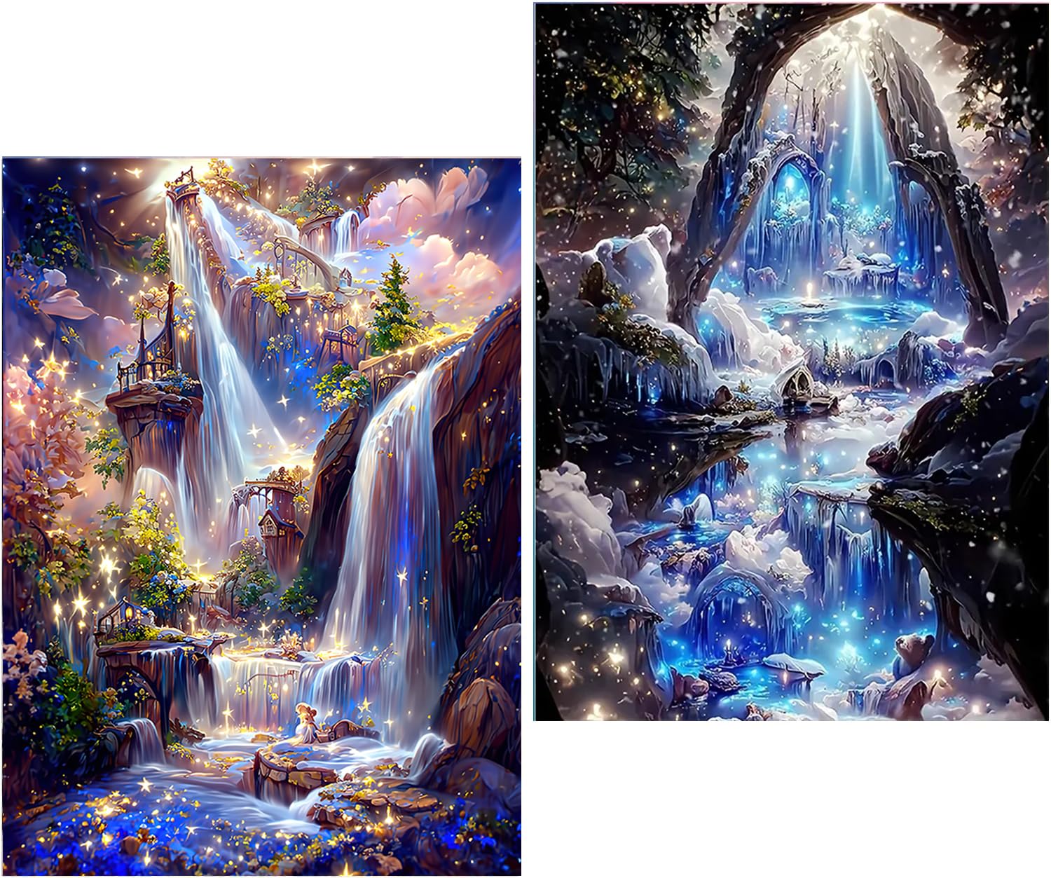 Amazon.co.jp: Amyaker ダイヤモンドアート キット 四角いビーズ