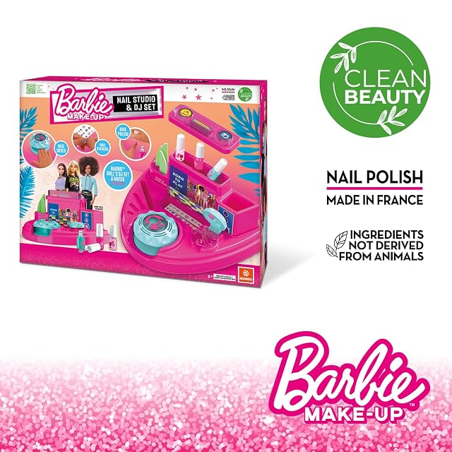 Foto 6 de 7 de MONDO Barbie Make Up Nail Studio & DJ Set, Multicolor (40011)