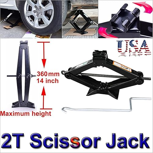 Miniatura 6 de Kit de herramientas de reparación de neumáticos de repuesto para Chevrolet GMC Silverado Sierra 1500 2500 3500 (2000-2014) con gato de tijera de